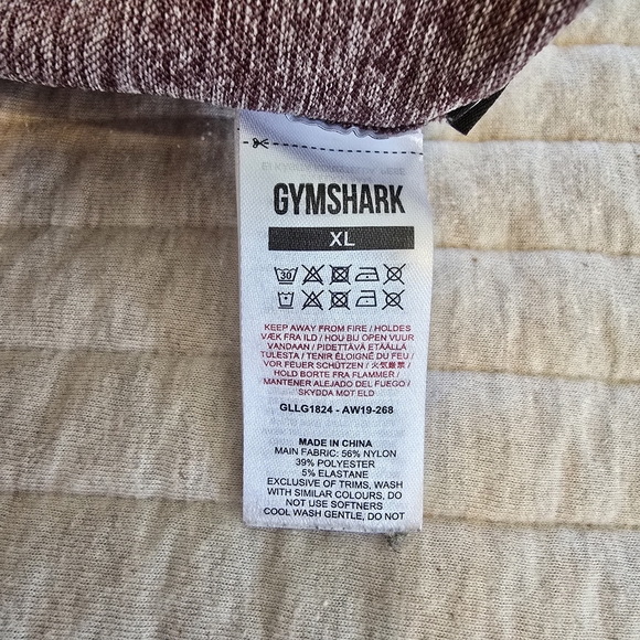 Gymshark Heathered Pink Leggings Size Xl Womens Buttlifting - Picture 8 of 8